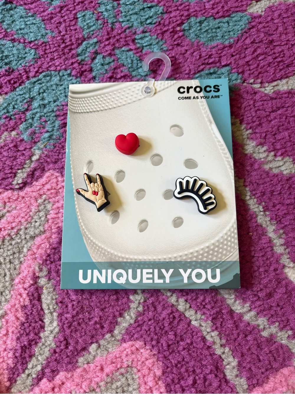 Jibbitz Croc Charms Girly Rock On New with Tags